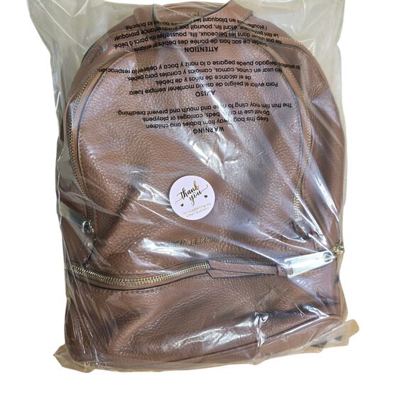 Michael Kors Rhea Medium Womens Girls Fashion Leather Backpack Bag Luggage - Picture 11 of 11